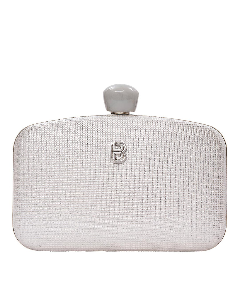 Τσάντα φάκελος clutch JH-21995 - Ασημί