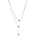 Διπλή αλυσίδα λαιμού DJ-010 - Χρυσό