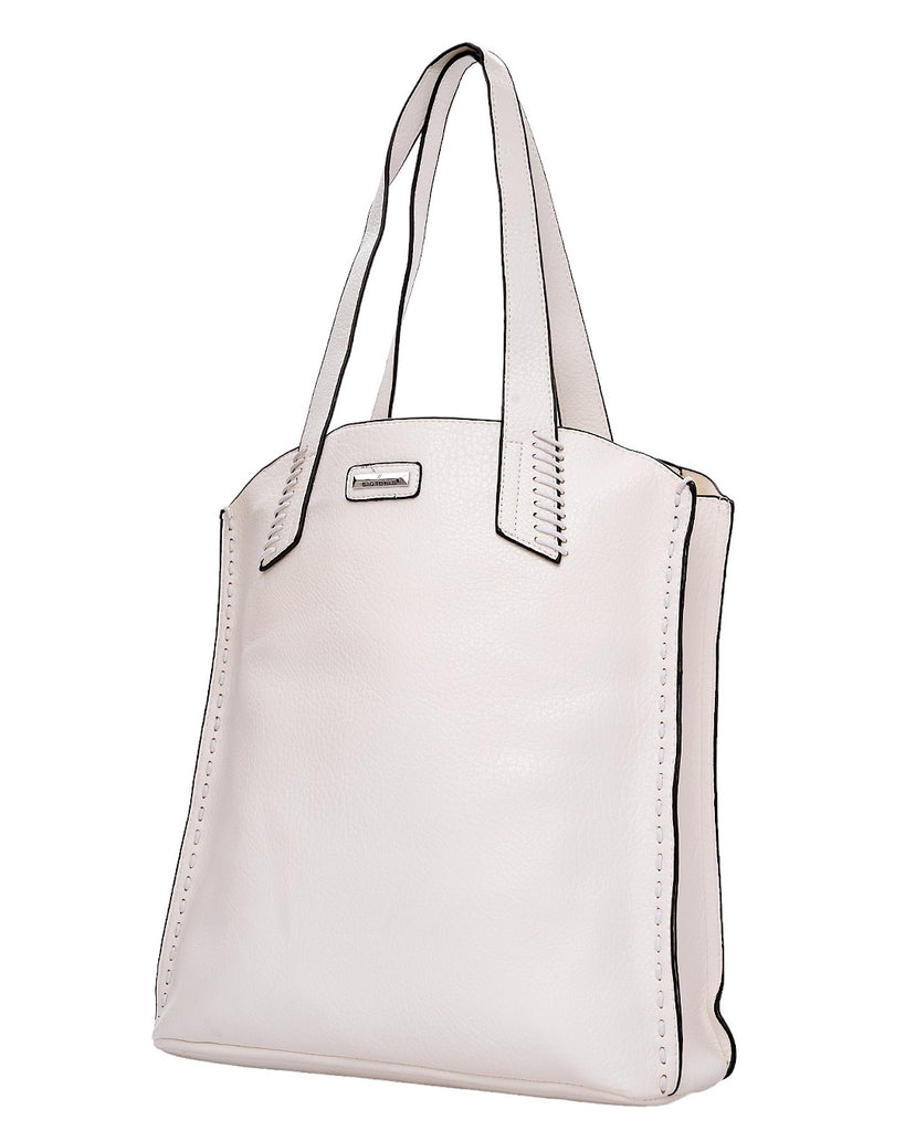 Τσάντα ώμου με νεσεσέρ - SP20083 - Ασπρο