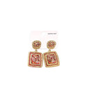 Κρεμαστό σκουλαρίκι OO-S423 - Κόκκινο