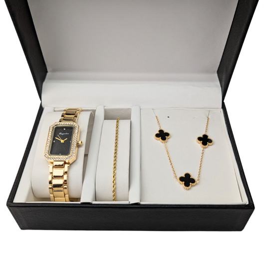Γυναικείο Σετ Δώρου SD2014 με Vintage Ρολόι με Κοσμήματα