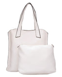 Τσάντα ώμου με νεσεσέρ - SP20083 - Ασπρο