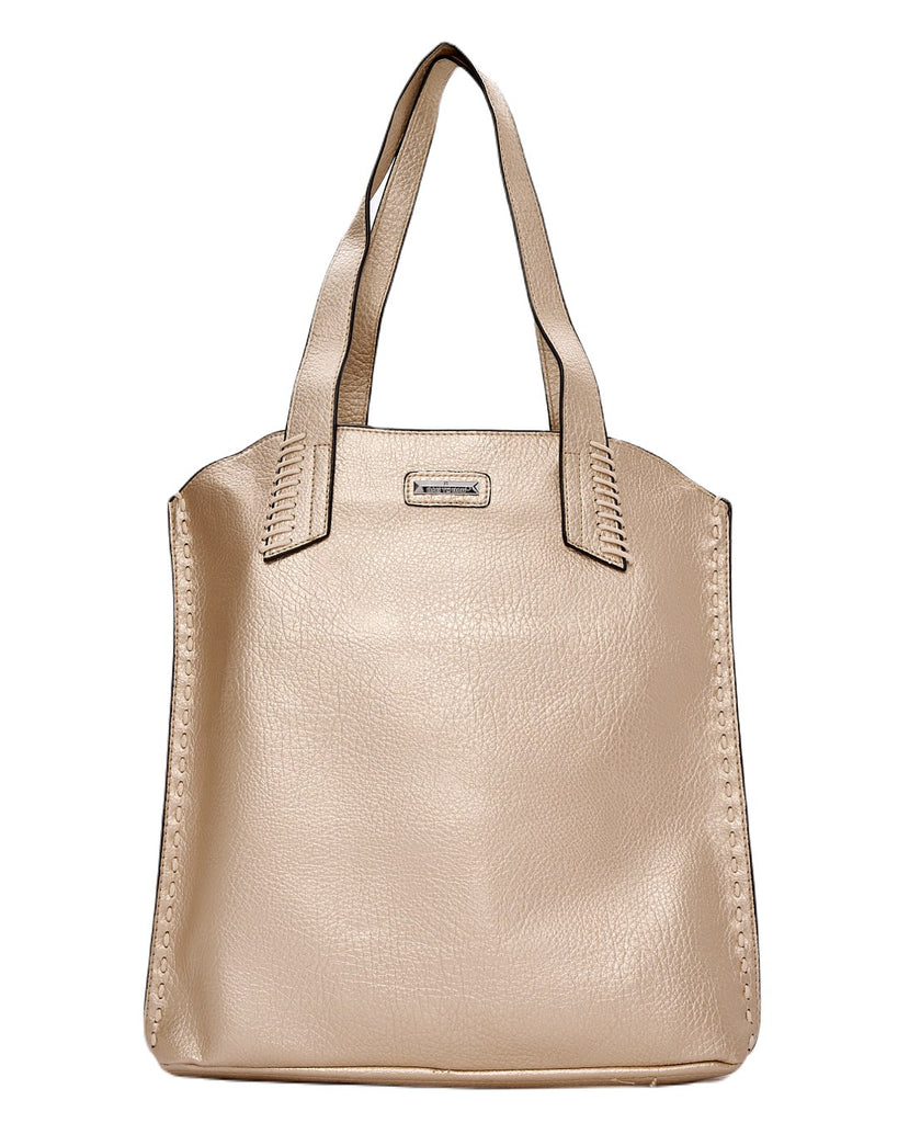 Τσάντα ώμου με νεσεσέρ - SP20083 - Χρυσό