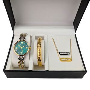Γυναικείο Σετ Δώρου SD2018 με Vintage Ρολόι με Κοσμήματα