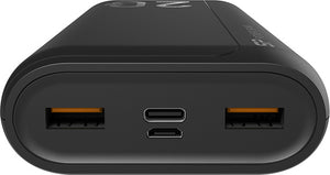 Silicon Power QS15 Power Bank 20000mAh με 2 Θύρες USB-A και Θύρα USB-C Power Delivery / Quick Charge 3.0 Μαύρο