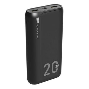 Silicon Power QS15 Power Bank 20000mAh με 2 Θύρες USB-A και Θύρα USB-C Power Delivery / Quick Charge 3.0 Μαύρο