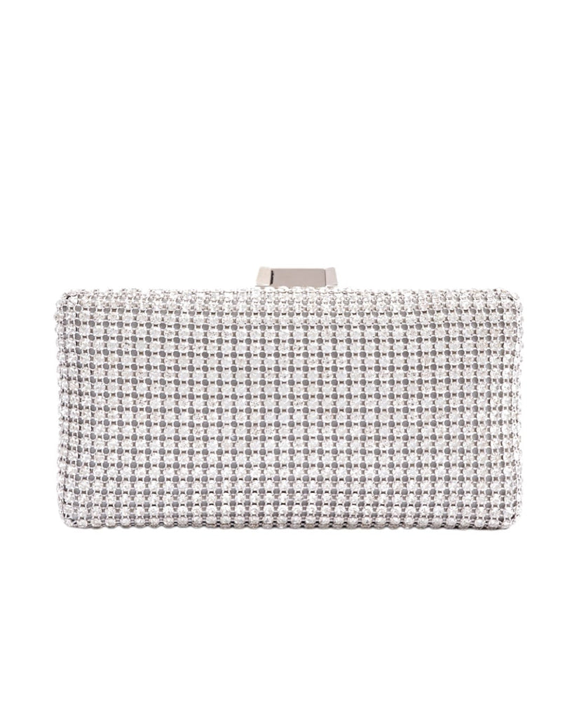 Τσάντα φάκελος clutch CK6010 - Ασημί
