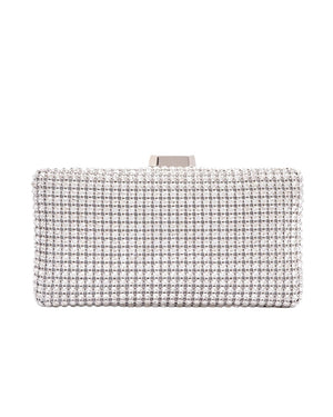 Τσάντα φάκελος clutch CK6010 - Ασημί