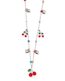 Κρεμαστό λαιμού με διακοσμητικά AA-K283 - Ασημί