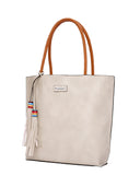 Τσάντα ώμου με νεσεσέρ - KX8061 - Μπέζ