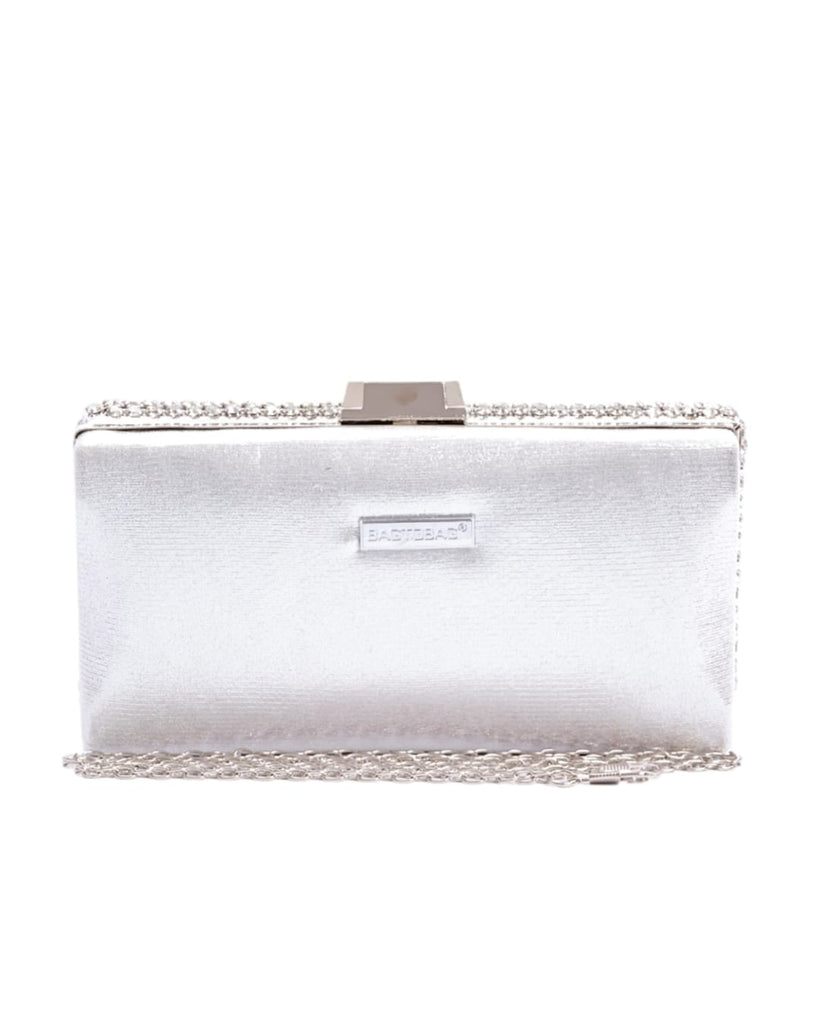 Τσάντα φάκελος clutch CK6010 - Ασημί