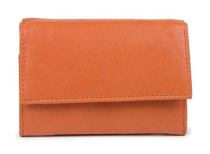 Δερμάτινο Γυναικείο Πορτοφόλι AN 1-644 Πορτοκαλί
