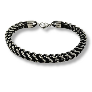 Ατσάλινο Βραχιόλι ΑΑ-38 Silver Chain 5MM