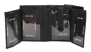 Δερμάτινο Γυναικείο Πορτοφόλι AN 1-791 Μαύρο