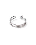 Καρφωτό σκουλαρίκι AA-S225 - Ασημί