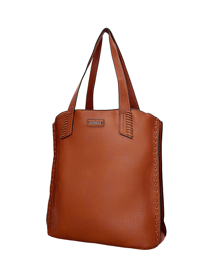 Τσάντα ώμου με νεσεσέρ - SP20083 - Κάμελ