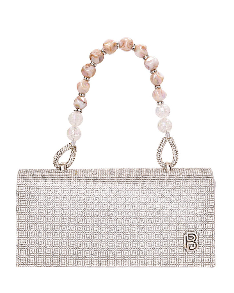 Τσάντα φάκελος clutch JH2211 - Ασημί
