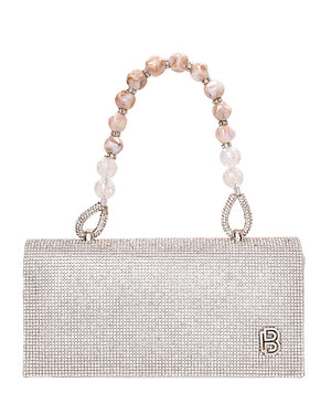 Τσάντα φάκελος clutch JH2211 - Ασημί