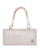 Τσάντα φάκελος clutch JH2211 - Ασημί