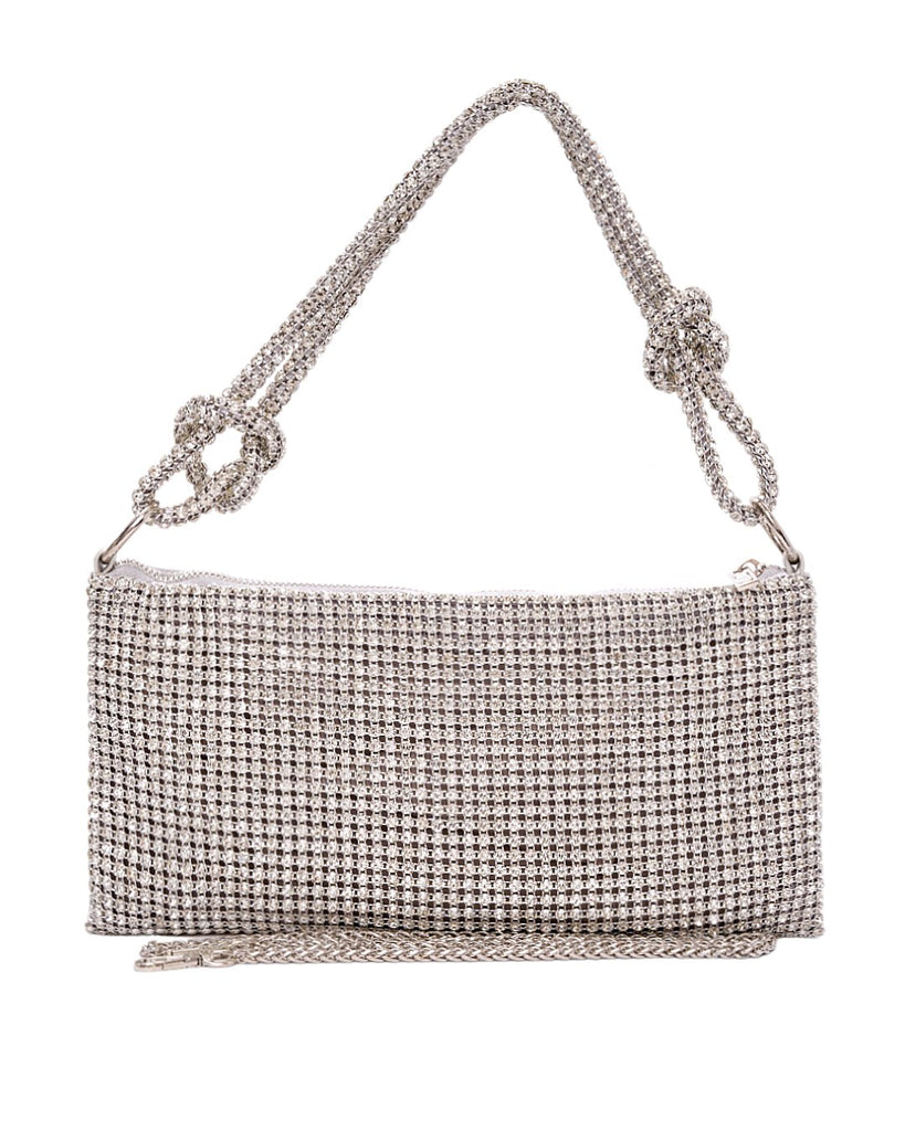Τσάντα φάκελος clutch 21968 - Ασημί