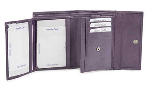 Δερμάτινο Γυναικείο Πορτοφόλι AN 1-791 Μωβ