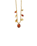 Κρεμαστό λαιμού  ΟΟ-Κ510 - Καφέ