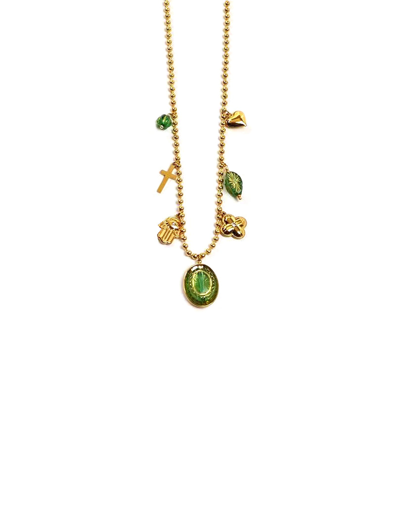 Κρεμαστό λαιμού  ΟΟ-Κ510 - Πράσινο