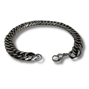 Ατσάλινο Βραχιόλι ΑΑ-40 Silver Chain 10MM
