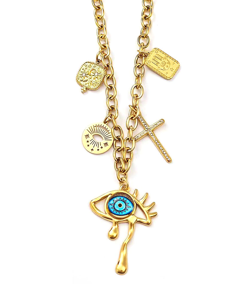 Κρεμαστό λαιμού OO-K537 - Χρυσό