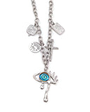 Κρεμαστό λαιμού OO-K537 - Ασημί