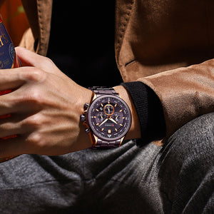 Curren Ανδρικό Ρολόι χειρός με μπρασελέ