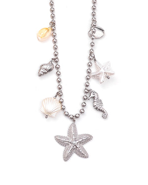 Κρεμαστό λαιμού OO-K462 - Ασημί