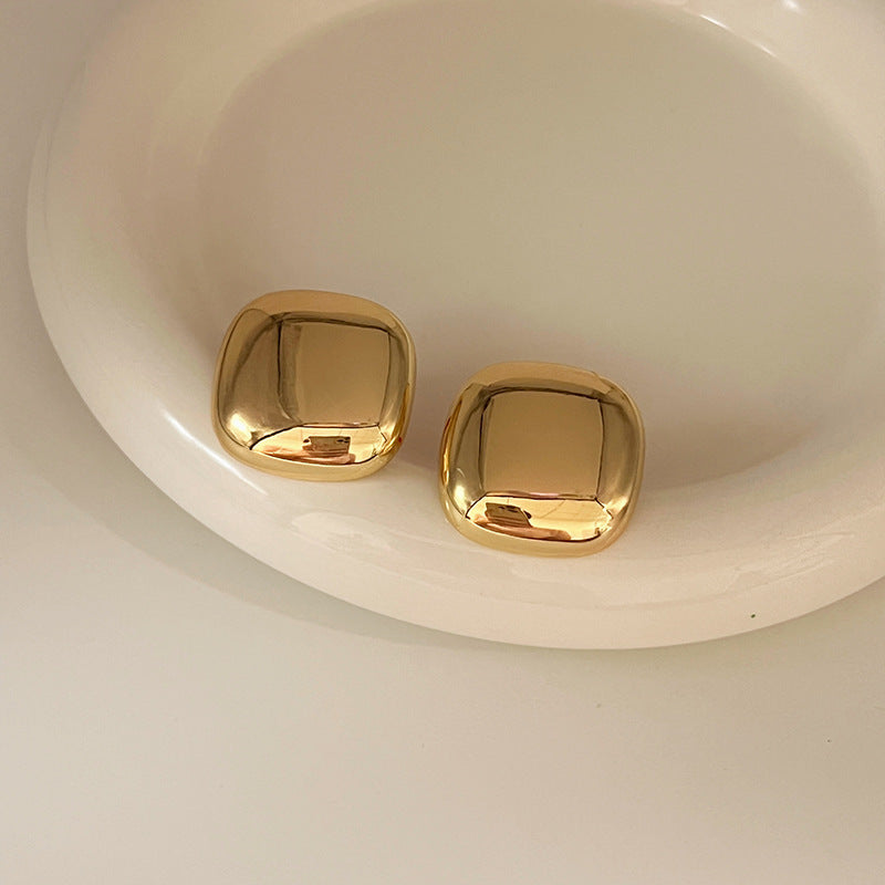 Σκουλαρίκια LM1120 Square Χρυσό Gold.
