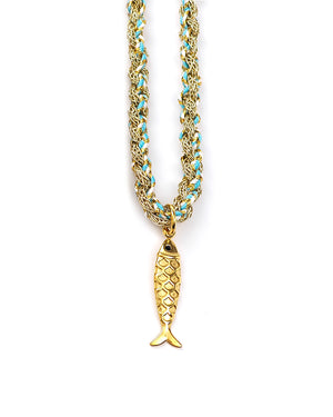 Κρεμαστό Λαιμού OO-K355 - Γαλάζιο