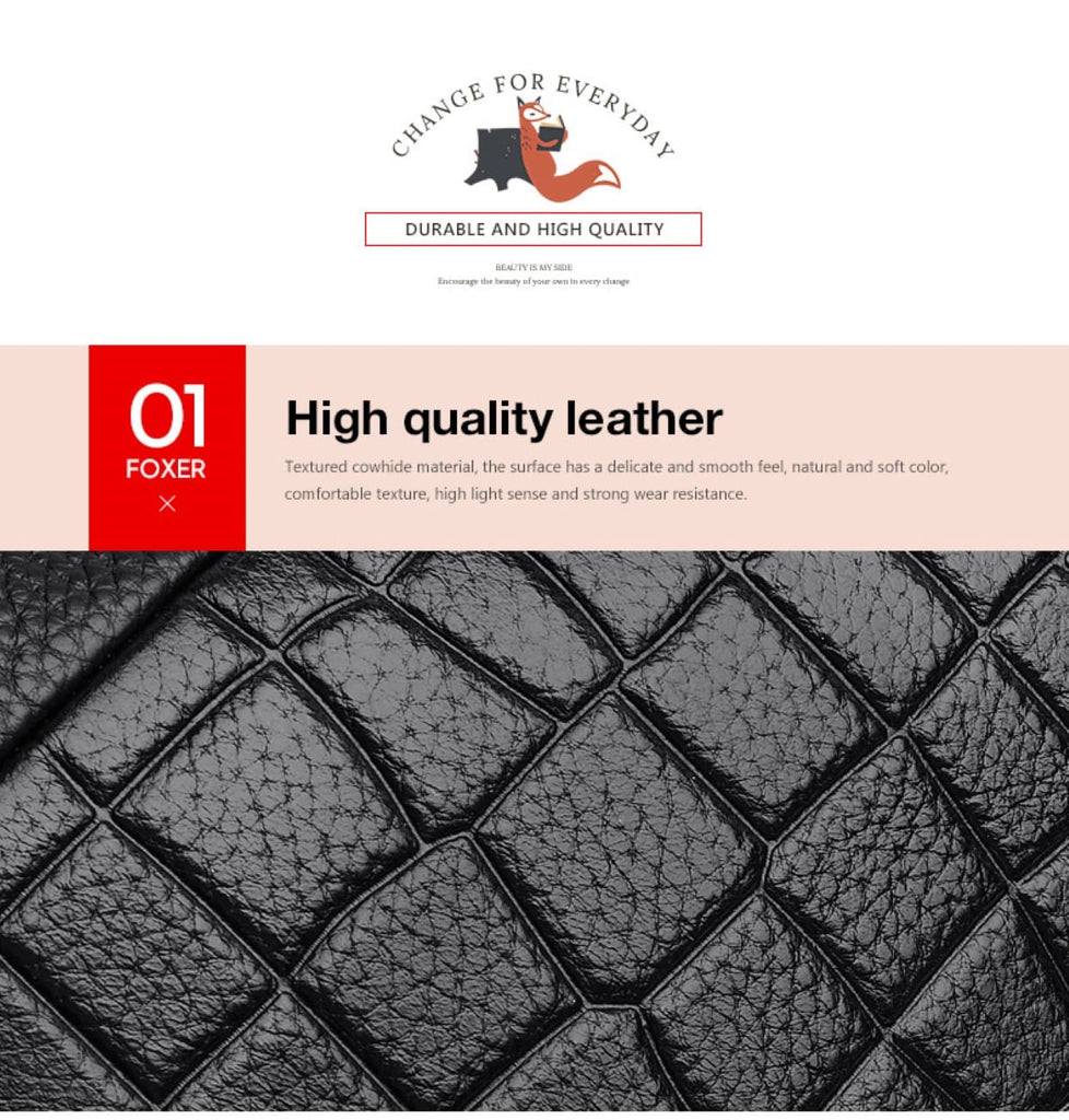 Δερμάτινo Γυναικείo Σακίδιο Πλάτης Foxer 9113V091F μαύρο