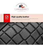 Δερμάτινo Γυναικείo Σακίδιο Πλάτης Foxer 9113V091F μαύρο