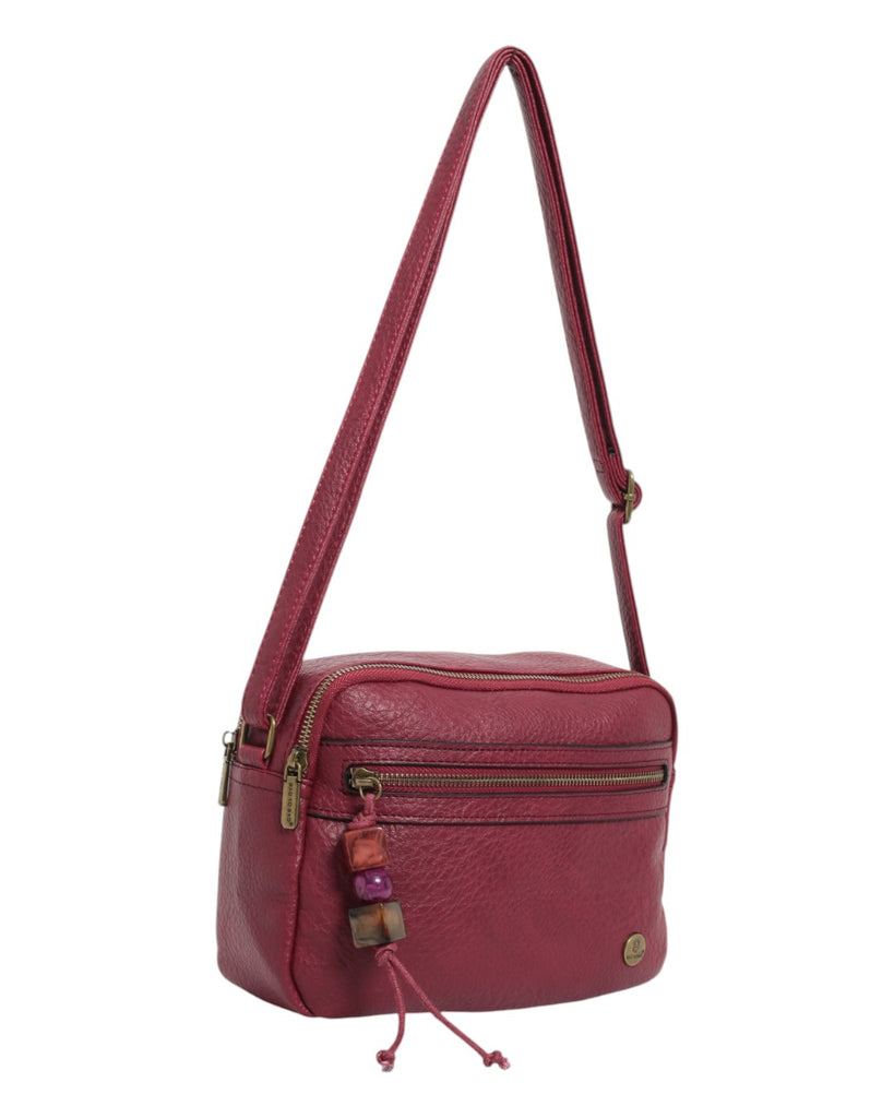 Τσάντα χιαστί BTB0003 - Μπορντό