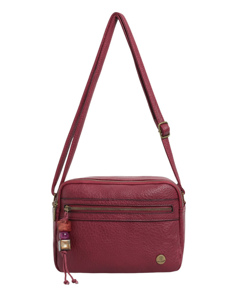 Τσάντα χιαστί BTB0003 - Μπορντό