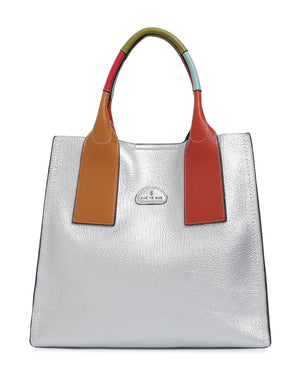 Τσάντα χειρός  B-9785 - Ασημί