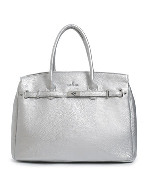 Τσάντα χειρός  B-9782 - Ασημί