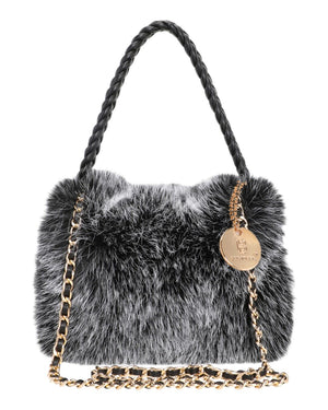 Τσάντα χειρός HX-7083 - Ασπρο/Μαύρο