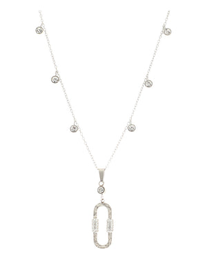 Κρεμαστό λαιμού JC-6601-4 - Ασημί