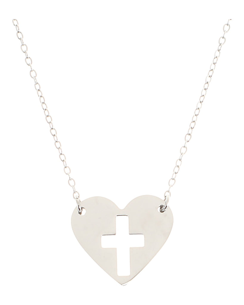 Κρεμαστό λαιμού AQE-9858-5 - Ασημί