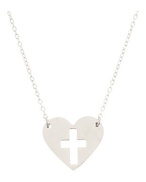 Κρεμαστό λαιμού AQE-9858-5 - Ασημί