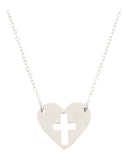 Κρεμαστό λαιμού AQE-9858-5 - Ασημί