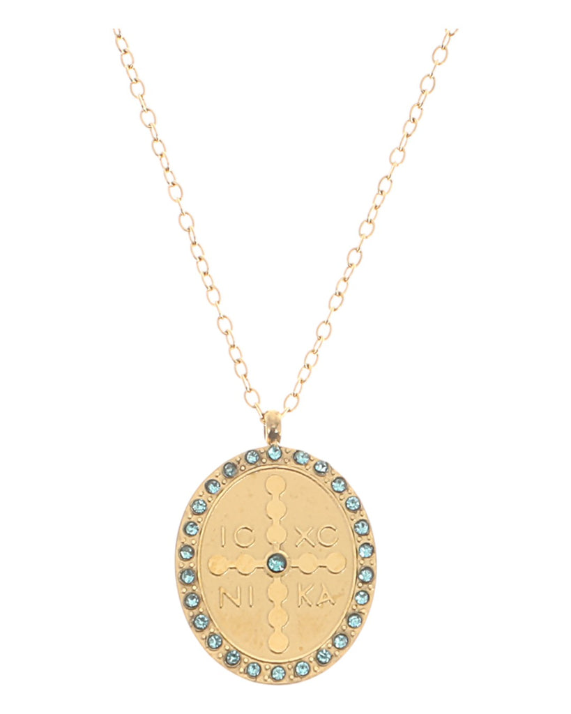 Κρεμαστό λαιμού AQE-9844-5 - Χρυσό