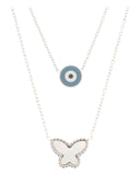 Κρεμαστό λαιμού AQE-9831-5 - Ασημί