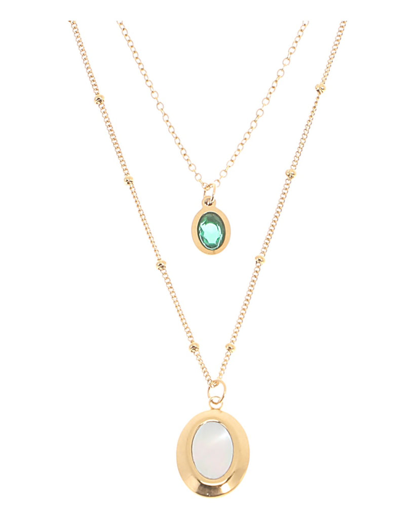 Κρεμαστό λαιμού AQE-9826-5 - Χρυσό