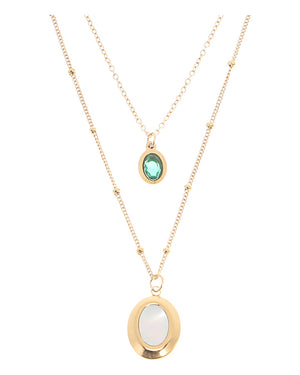 Κρεμαστό λαιμού AQE-9826-5 - Χρυσό