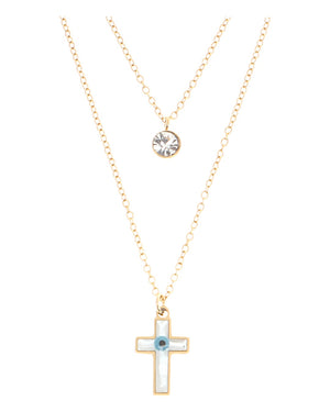 Κρεμαστό λαιμού AQE-9825-5 - Χρυσό